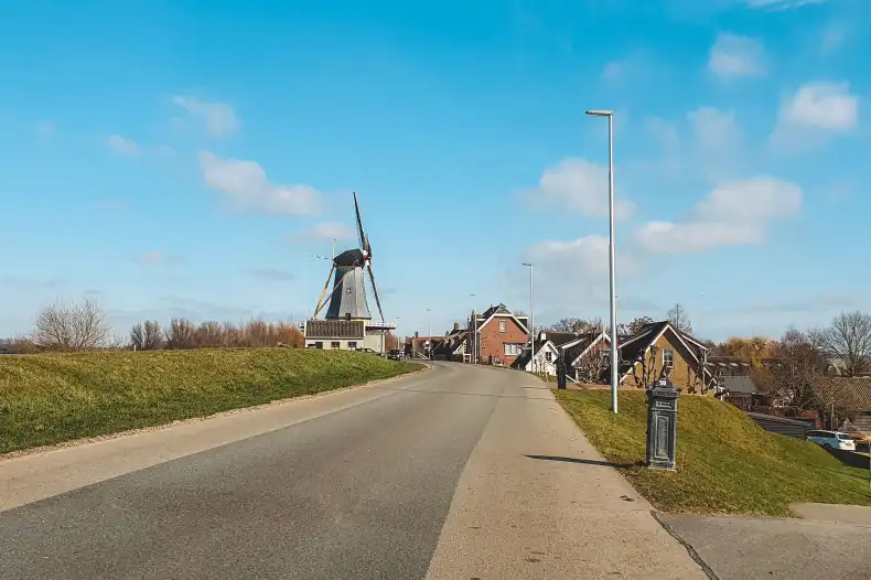 Lek En Linge Route Autoroute Zuid Holland Nederland 3
