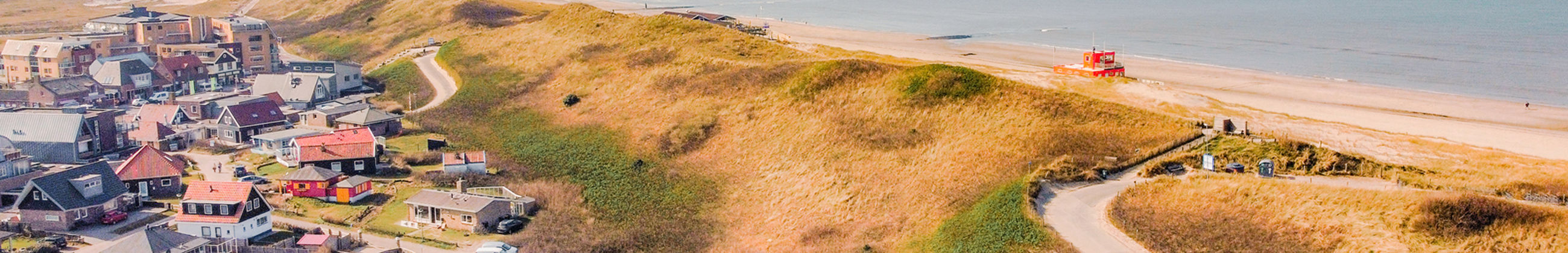 calantsoog drone duinen strand centrum